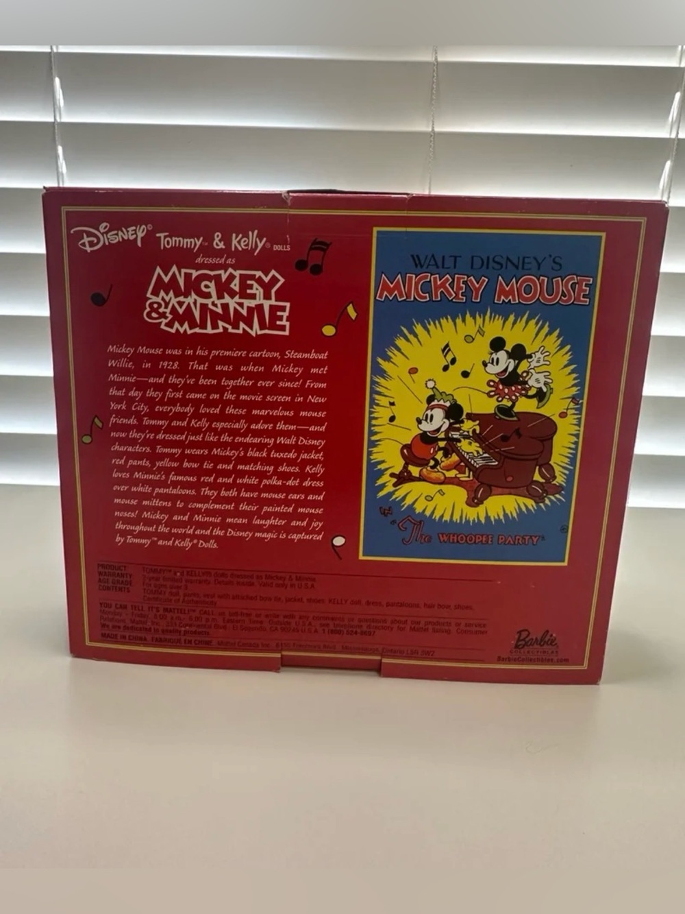 Disney Barbie Collectibles Mickey & Minnie Tommy & Kelly Dolls - Picture 2 of 5